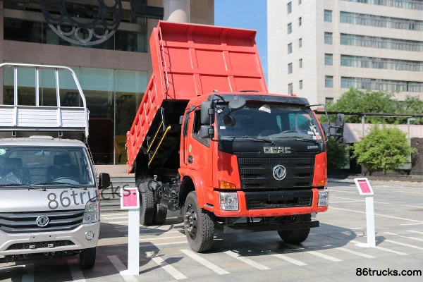 Dongfeng Lituo T20 150hp 4X2(6 wheels) 3.7m Dump Truck (Φ160 Construction Lift) Exterior