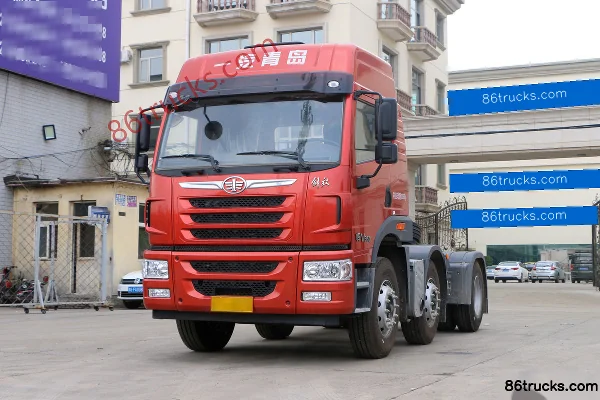 FAW Jiefang Qingdao HanV Heavy Truck 350 hp 6X2(8 wheels) Tractor Truck Exterior (3) | 86Trucks