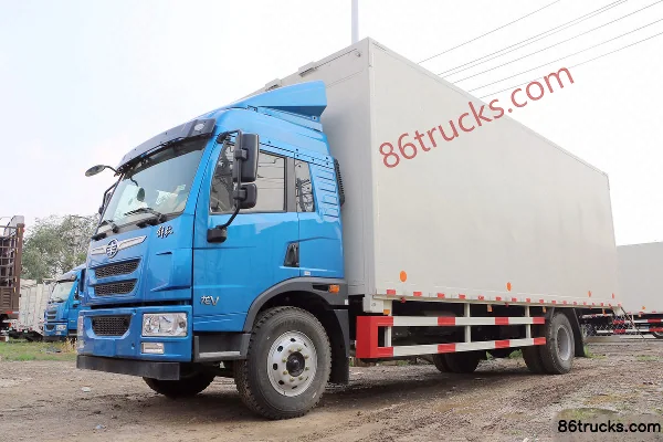 FAW Jiefang Qingdao Long V Medium Truck 180 hp 4X2(6 wheels) 7.65m Van Cargo Truck Chassis Exterior (3) | 86Trucks