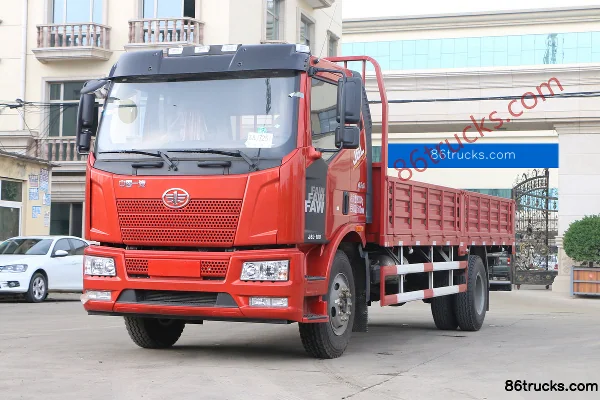 FAW Jiefang J6L Medium Truck 2018 Model Zhihui Edition 180hp 4X2(6 wheels) 6.75m Flatbed Cargo Truck Exterior (3) | 86Trucks