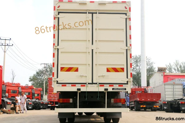 FAW Jiefang Qingdao Han V 2.0 Edition 220 hp 6X2(8 wheels) 9.65m Wing Opening Van Cargo Truck (Rear Axle Ratio 4.444) Body (1) | 86Trucks