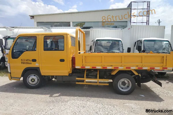 Isuzu 100P 98hp 4X2(6 wheels) 3.13m Double Row Dump Truck Exterior (2) | 86Trucks