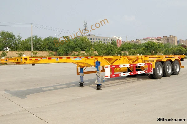 Dayun 40ft dangerous goods container skeleton semi-trailer Exterior