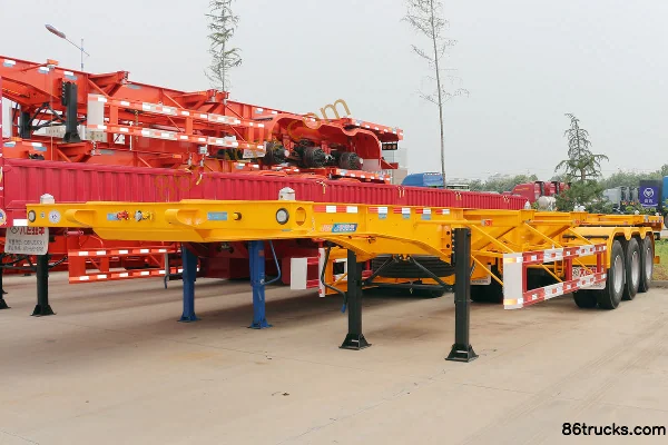Dayun 40ft straight-beam container skeleton semi-trailer Exterior (2) | 86Trucks