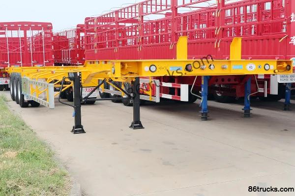 Dayun Semi-remorque squelette pour conteneur 45 pieds Extérieur (3) | 86Trucks