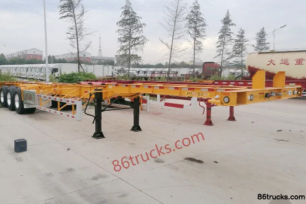 Dayun Semi-remorque squelette pour conteneur 45 pieds Extérieur (2) | 86Trucks
