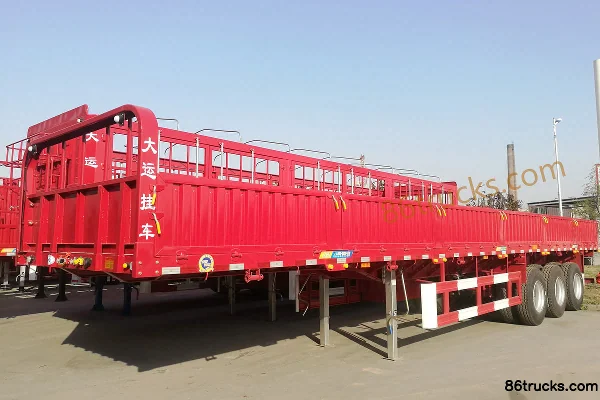 Dayun 13m Low Flatbed Semi-trailer Exterior (3) | 86Trucks
