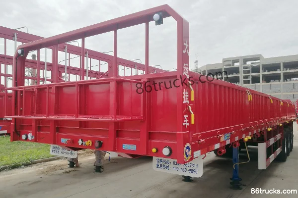Dayun 13m Low Flatbed Semi-trailer Exterior (2) | 86Trucks