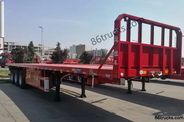Dayun 13m Flatbed Semi-trailer Exterior