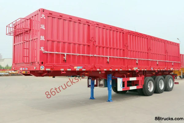 Dayun 11m Flatbed Side Dump Semi-Trailer Exterior (2) | 86Trucks