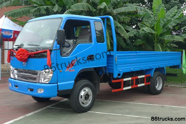 Dayun Qiyun 83 ch 4X2(6 roues) camion plateau 3,2 m cabine avec couchette Extérieur