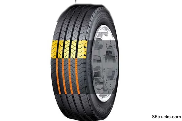 Continental HSR1 (275/70R22.5) Exterior
