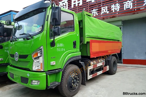 Dongfeng Special Chassis Series 140hp 4X2(6 wheels) 3.8m LNG gas dump truck Exterior (3) | 86Trucks