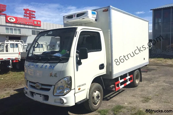 Yuejin Xiaofuxing S 87 ch 4X2(6 roues) camion frigorifique 3,305 m Extérieur (2) | 86Trucks