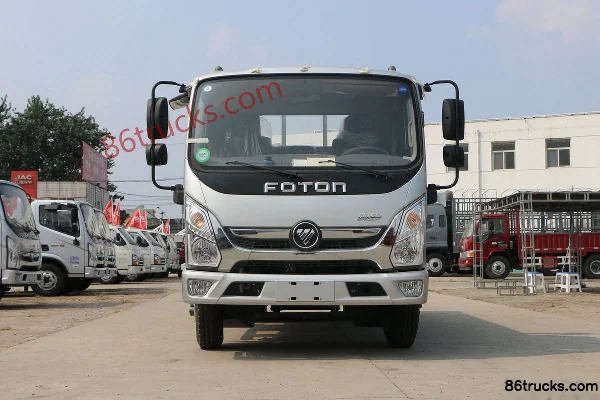 Foton Ollin TS 110hp 4X2(6 wheels) 4.18m Single Row Flatbed Light Truck Exterior (2) | 86Trucks