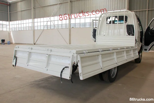 Shijun F350 Heavy-Duty 82hp 4X2(6 wheels) 3.6m Semi-Cab Flatbed Mini Truck Body (3) | 86Trucks