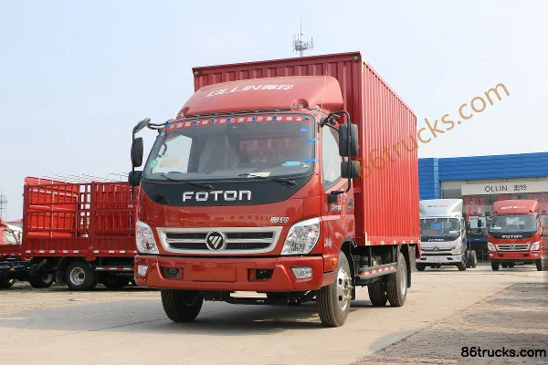 Foton Aumark Jieyun version classique 156 ch 4X2(6 roues) fourgon à cabine simple 4,14 m Extérieur (3) | 86Trucks
