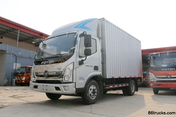 Foton Auling New Jieyun 156hp 4X2(6 wheels) 4.14m single-row van light truck Exterior (3) | 86Trucks