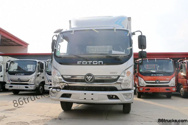 Foton Auling New Jieyun 156hp 4X2(6 wheels) 4.14m single-row van light truck Exterior (2) | 86Trucks