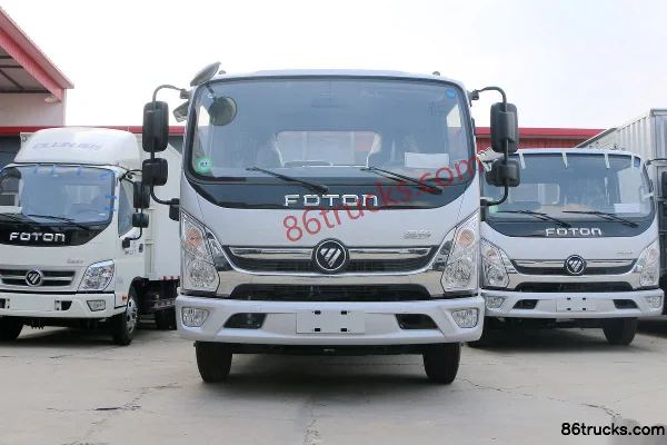 Foton Aoling New Jieyun 156hp 4X2(6 wheels) 4.18m single-row flatbed light truck Exterior (2) | 86Trucks