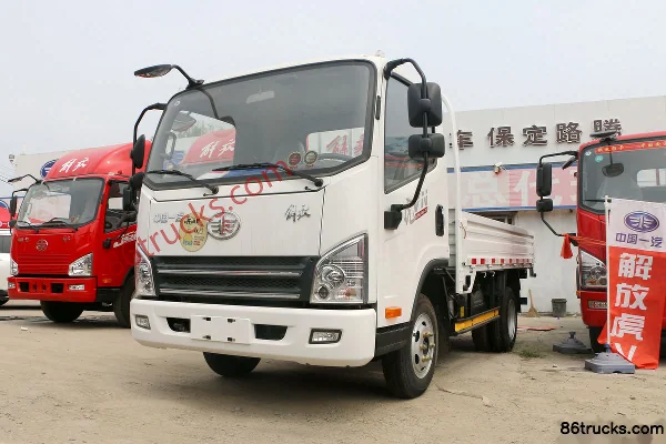 FAW Jiefang Hu V 95 ch 4X2(6 roues) 3,85 m camion plateau léger cabine avancée Extérieur (3) | 86Trucks