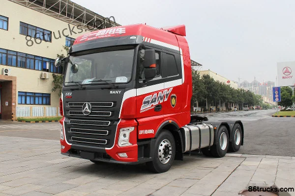 SANY Truck Zhuhong Edition 460hp 6X4(10 wheels) tractor truck Exterior (3) | 86Trucks