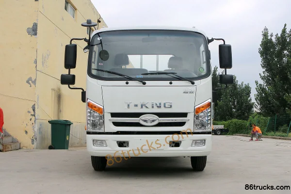 Tangjun Ouling T3 Series 95 hp 4X2(6 wheels) 4.15m Single Row Flatbed Light Truck Exterior (2) | 86Trucks