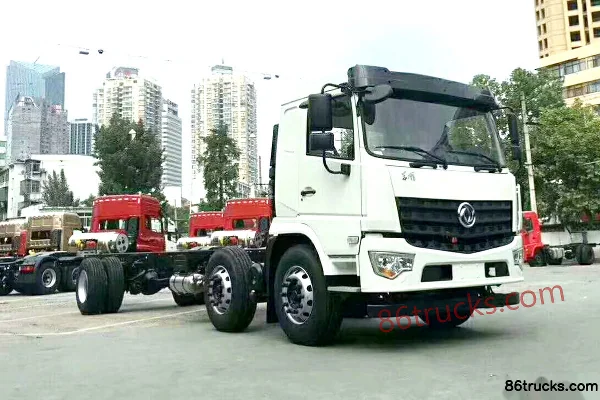Dongfeng Special Series 245 hp 6X2(8 wheels) 9.6m Flatbed Cargo Truck Exterior