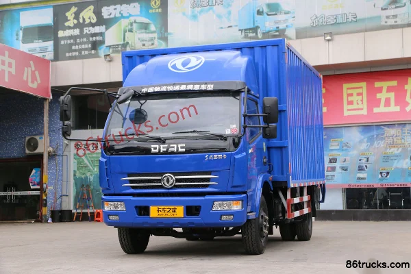 Dongfeng Duolika D6-L Heavy-Duty Edition 150hp 4X2(6 wheels) 4.17m Single-Row Van Light Truck Exterior (3) | 86Trucks