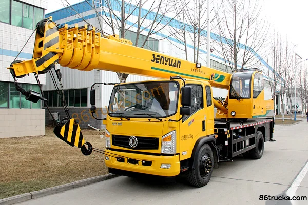 Senyuan Heavy Industry 12 tonnes châssis Dongfeng Yuhu grue Extérieur (3) | 86Trucks