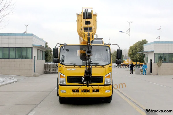 Senyuan Heavy Industry 12 tonnes châssis Dongfeng Yuhu grue Extérieur (2) | 86Trucks