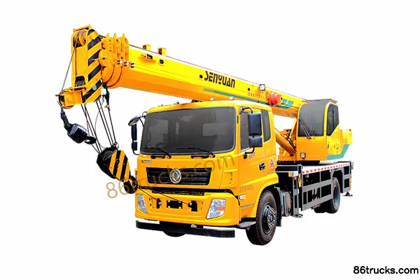 Senyuan Heavy Industry 12-ton Dongfeng Yulong Chassis Crane Truck Exterior
