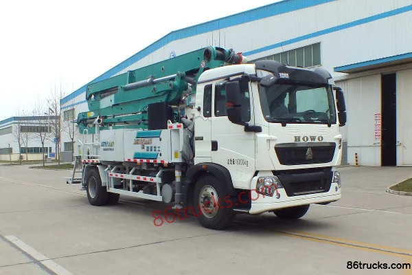 Sinotruk HOWO 280 hp 4X2(6 wheels) 33m Concrete Pump Truck (Senyuan Brand) Exterior