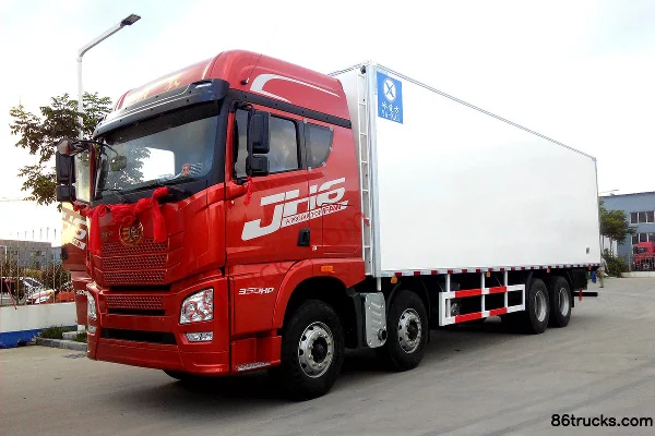 FAW Jiefang Qingdao JH6 350hp 8X4(12 wheels) Refrigerated Truck (Binglingfang) Exterior