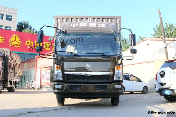 Sinotruk HOWO Hanwo 170hp 4X2(6 wheels) 4.15m Single Row Van Light Truck Exterior (2) | 86Trucks