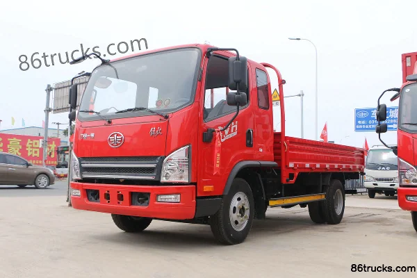 FAW Jiefang Hu V 130hp 4X2(6 wheels) 3.85m semi-row flatbed light truck Exterior (3) | 86Trucks