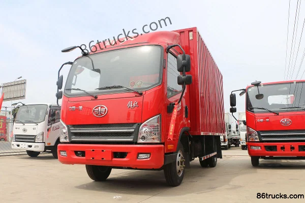 FAW Jiefang Hu V 124hp 4X2(6 wheels) 4.21m single-row van light truck (5-speed) Exterior (3) | 86Trucks
