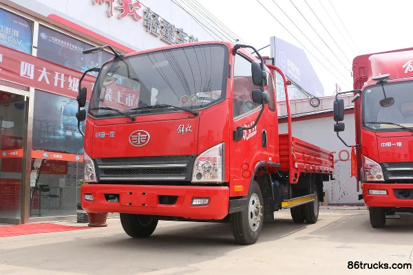 FAW Jiefang Hu VN 110 hp 4X2(6 wheels) 3.85m Single Row Flatbed Light Truck Exterior (3) | 86Trucks