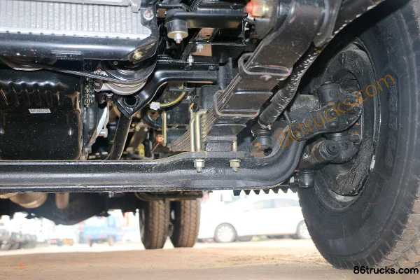 JMC Shunda wide body 116hp 4X2(6 wheels) 4.1m single-row flatbed light truck (air brake) (China VI) Chassis (3) | 86Trucks