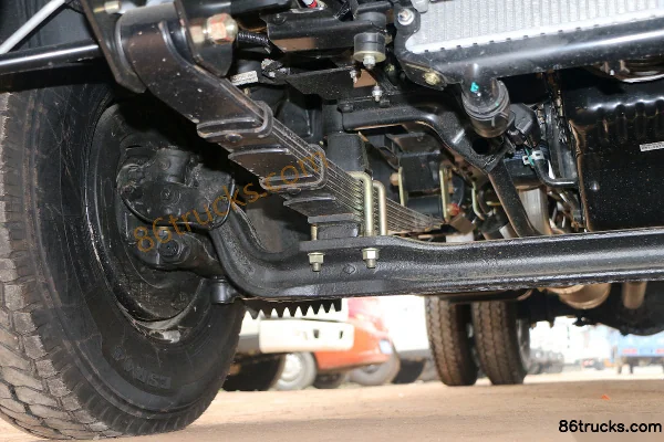JMC Shunda wide body 116hp 4X2(6 wheels) 4.1m single-row flatbed light truck (air brake) (China VI) Chassis (2) | 86Trucks