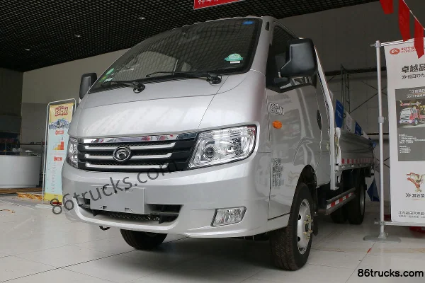 Foton Forland Kangrui K1 68 hp 4X2(6 wheels) 3.1m semi-row flatbed light truck Exterior (3) | 86Trucks