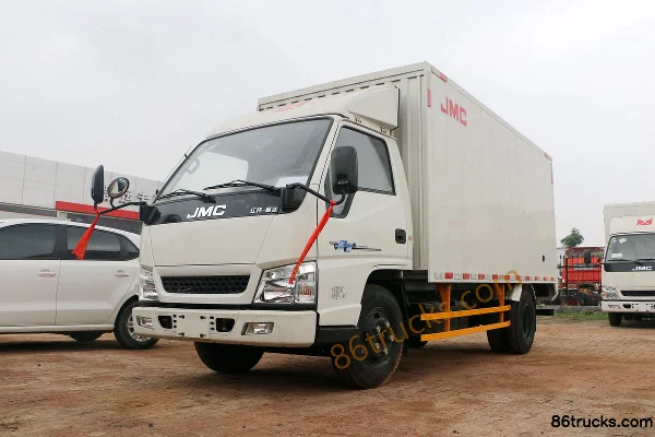 JMC Shunda Narrow Body Luxury 116hp 4X2(6 wheels) 4.21m Single Row Van Light Truck Exterior (3) | 86Trucks