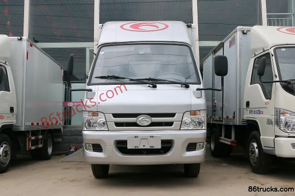 Foton Shidai Yuling VQ2 1.5L 114 ch 4X2(6 roues) essence micro camion fourgon 3,67 m monoplace Extérieur (2) | 86Trucks