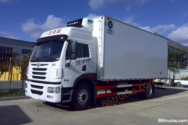 FAW Jiefang Qingdao Long VH 220 hp 4X2(6 wheels) Refrigerated Truck (Binglingfang) Exterior (3) | 86Trucks