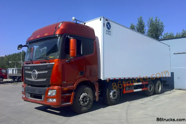 Foton Auman GTL 6 Series Heavy Truck 280hp 8X2(10 wheels) Refrigerated Truck (Binglingfang) Exterior (3) | 86Trucks