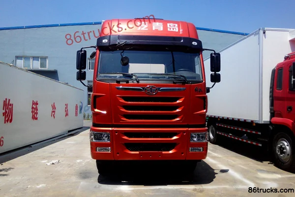 FAW Jiefang Qingdao Tu V Heavy Truck 320 hp 8X4(12 wheels) 9.435m Refrigerated Truck (Binglingfang) Exterior (2) | 86Trucks