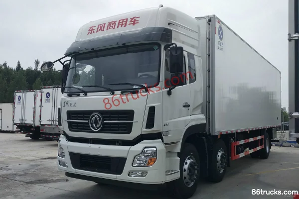 Dongfeng Commercial Vehicle Tianlong 292hp 6X2(8 wheels) 9.6m refrigerated truck (Binglingfang) Exterior (3) | 86Trucks