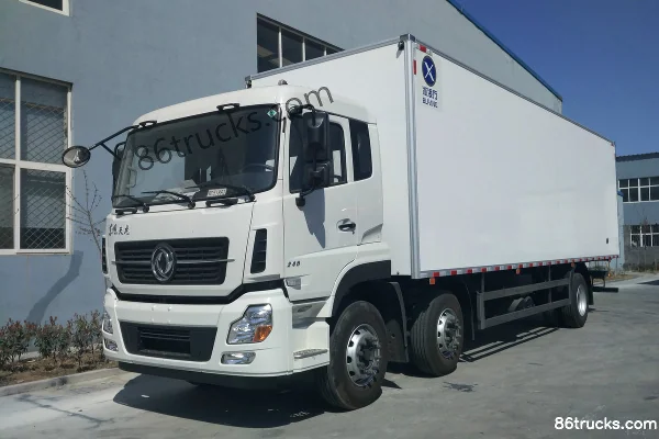 Dongfeng Commercial Vehicle Tianlong 245hp 6X2(8 wheels) 9.6m refrigerated truck (Binglingfang) Exterior (2) | 86Trucks