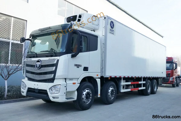 Foton Auman EST 6 Series Heavy Truck 360hp 8X2(10 wheels) 9.5m Refrigerated Truck (Binglingfang) Exterior (2) | 86Trucks