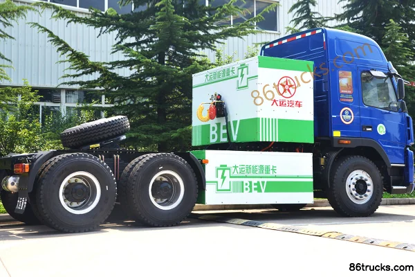 Dayun New N8E Heavy Truck 476hp 6X4(10 wheels) Pure Electric Tractor Truck 290.61kWh Exterior (3) | 86Trucks